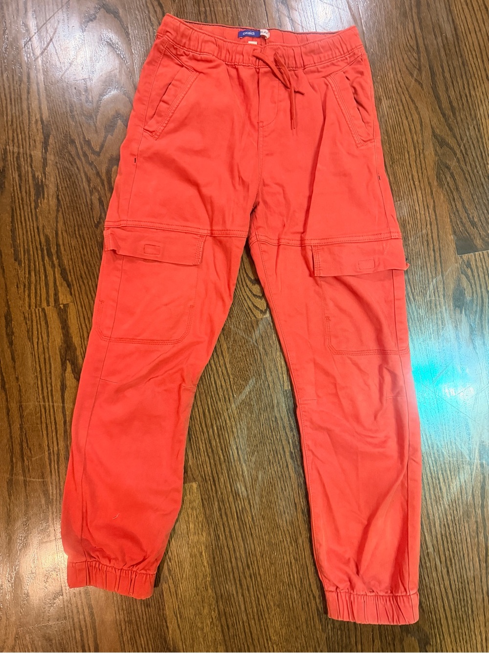 Kids Cargo Joggers in Coral - Comfortable Everyday Wear